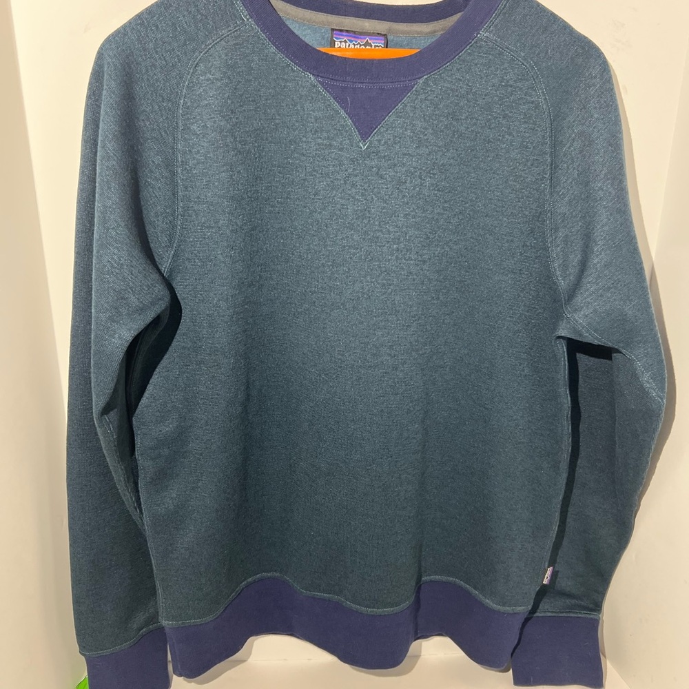 Patagonia Men's Blue Brisker Sweater - Picture 1 of 5